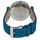 Buy Shop Gucci Interlocking Quartz Blue Dial Blue Leather Strap Watch For Women - YA133315 USA Online