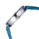 Buy Shop Gucci Interlocking Quartz Blue Dial Blue Leather Strap Watch For Women - YA133315 USA Online