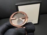 Buy Shop Gucci Interlocking XL Brown Dial Brown Steel Strap Watch For Men - YA133211 USA Online