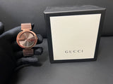 Buy Shop Gucci Interlocking XL Brown Dial Brown Steel Strap Watch For Men - YA133211 USA Online