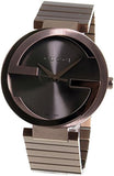 Buy Shop Gucci Interlocking XL Brown Dial Brown Steel Strap Watch For Men - YA133211 USA Online