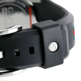 Buy Shop Gucci Sync Quartz Black Dial Black Rubber Strap Watch For Men - YA137301 USA Online