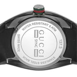 Buy Shop Gucci Sync Quartz Black Dial Black Rubber Strap Watch For Men - YA137301 USA Online