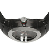Buy Shop Gucci Sync Quartz Black Dial Black Rubber Strap Watch For Men - YA137301 USA Online