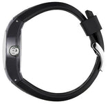 Buy Shop Gucci Sync Quartz Black Dial Black Rubber Strap Watch For Men - YA137301 USA Online