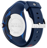 Buy Shop Gucci Sync Quartz Blue Dial Blue Rubber Strap Watch For Men - YA137304 USA Online