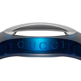 Buy Shop Gucci Sync Quartz Blue Dial Blue Rubber Strap Watch For Men - YA137304 USA Online