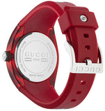 Buy Shop Gucci Sync Quartz Red Dial Red Rubber Strap Watch For Women - YA137303 USA Online