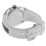 Buy Shop Gucci Sync Quartz White Dial White Rubber Strap Unisex Watch - YA137302 USA Online