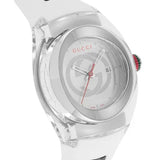 Buy Shop Gucci Sync Quartz White Dial White Rubber Strap Unisex Watch - YA137302 USA Online