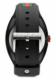Buy Shop Gucci Sync XXL Quartz Black Dial Black Rubber Strap Watch For Men - YA137101 USA Online