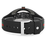 Buy Shop Gucci Sync XXL Quartz Black Dial Black Rubber Strap Watch For Men - YA137101 USA Online