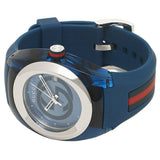 Buy Shop Gucci Sync XXL Quartz Blue Dial Blue Rubber Strap Watch For Men - YA137104 USA Online
