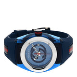 Buy Shop Gucci Sync XXL Quartz Blue Dial Blue Rubber Strap Watch For Men - YA137104 USA Online