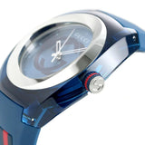 Buy Shop Gucci Sync XXL Quartz Blue Dial Blue Rubber Strap Watch For Men - YA137104 USA Online