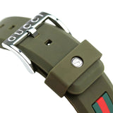 Buy Shop Gucci Sync XXL Quartz Brown Dial Brown Leather Strap Watch For Men - YA137106 USA Online