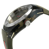 Buy Shop Gucci Sync XXL Quartz Brown Dial Brown Leather Strap Watch For Men - YA137106 USA Online