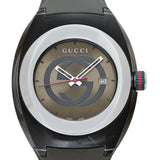 Buy Shop Gucci Sync XXL Quartz Brown Dial Brown Leather Strap Watch For Men - YA137106 USA Online