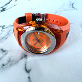 Buy Shop Gucci Sync XXL Quartz Orange Dial Orange Rubber Strap Unisex Watch - YA137108 USA Online