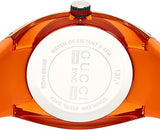 Buy Shop Gucci Sync XXL Quartz Orange Dial Orange Rubber Strap Unisex Watch - YA137108 USA Online