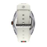 Buy Shop Gucci Sync XXL White Dial White Rubber Strap Watch For Men - YA137102 USA Online