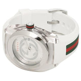 Buy Shop Gucci Sync XXL White Dial White Rubber Strap Watch For Men - YA137102 USA Online