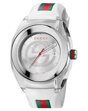 Buy Shop Gucci Sync XXL White Dial White Rubber Strap Watch For Men - YA137102 USA Online
