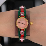 Buy Shop Gucci Vintage Web Pink Mother of Pearl Dial Two Tone Plastic Strap Watch For Women - YA143525 USA Online