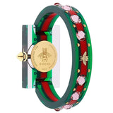 Buy Shop Gucci Vintage Web Pink Mother of Pearl Dial Two Tone Plastic Strap Watch For Women - YA143525 USA Online