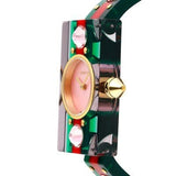 Buy Shop Gucci Vintage Web Pink Mother of Pearl Dial Two Tone Plastic Strap Watch For Women - YA143525 USA Online