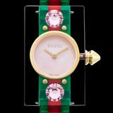 Buy Shop Gucci Vintage Web Pink Mother of Pearl Dial Two Tone Plastic Strap Watch For Women - YA143525 USA Online
