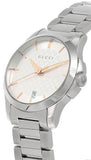 Buy Shop Gucci G Timeless Silver Dial Silver Steel Strap Watch For Women - YA126523 USA Online