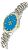 Buy Shop Gucci G Timeless Quartz Blue Dial Two Tone Steel Strap Watch For Women - YA1265029 USA Online