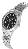 Gucci G Timeless Quartz Black Dial Silver Steel Strap Watch for Women - YA1265034