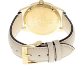 Buy Shop Gucci G Timeless Quartz Gold Dial Beige Leather Strap Watch For Women - YA1264180 USA Online