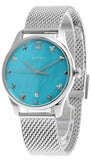 Buy Shop Gucci G-Timeless Turquiose Mother of Pearl Dial Silver Mesh Bracelet Watch For Women - YA1264039 USA Online