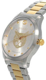 Buy Shop Gucci G Timeless Silver Dial Two Tone Steel Strap Watch For Women - YA1264074 USA Online