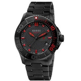 Buy Shop Gucci G Timeless Sport Black Dial Black Steel Strap Watch For Men - YA126230 USA Online