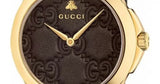 Buy Shop Gucci G Timeless Quartz Brown Dial Brown Leather Strap Watch for Men - YA1264035 USA Online