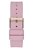 Buy Shop Guess Sparkling Diamonds Pink Dial Pink Rubber Strap Watch for Women - W0032L9 USA Online