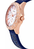 Buy Shop Guess Swirl Analog Quartz White Dial Blue Rubber Strap Watch for Women - W1096L4 USA Online