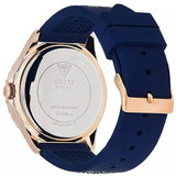 Buy Shop Guess Swirl Analog Quartz White Dial Blue Rubber Strap Watch for Women - W1096L4 USA Online