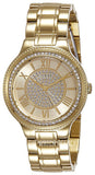 Buy Shop Guess Madison Diamonds Gold Dial Gold Steel Strap Watch for Women - W0637L2 USA Online