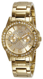 Buy Shop Guess Sassy Analog Quartz Gold Dial Gold Steel Strap Watch For Women - W0705L2 USA Online