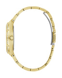Buy Shop Guess Allara Quartz Gold Dial Gold Steel Strap Watch For Women - GW0604L2 USA Online