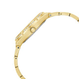 Buy Shop Guess Allara Quartz Gold Dial Gold Steel Strap Watch For Women - GW0604L2 USA Online