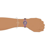 Buy Shop Guess Allara Quartz Purple Dial Purple Steel Strap Watch For Women - GW0604L4 USA Online