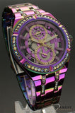 Buy Shop Guess Allara Quartz Purple Dial Purple Steel Strap Watch For Women - GW0604L4 USA Online