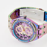 Buy Shop Guess Allara Quartz Purple Dial Purple Steel Strap Watch For Women - GW0604L4 USA Online