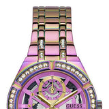 Buy Shop Guess Allara Quartz Purple Dial Purple Steel Strap Watch For Women - GW0604L4 USA Online